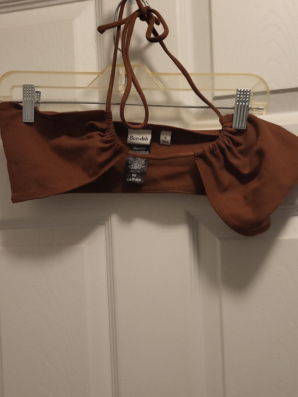 Sun-deh Brown Crop Top